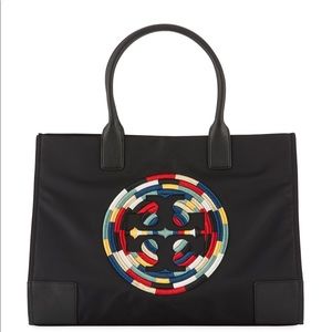 Tory Burch Ella Rope Nylon Rope Bag and Keychain